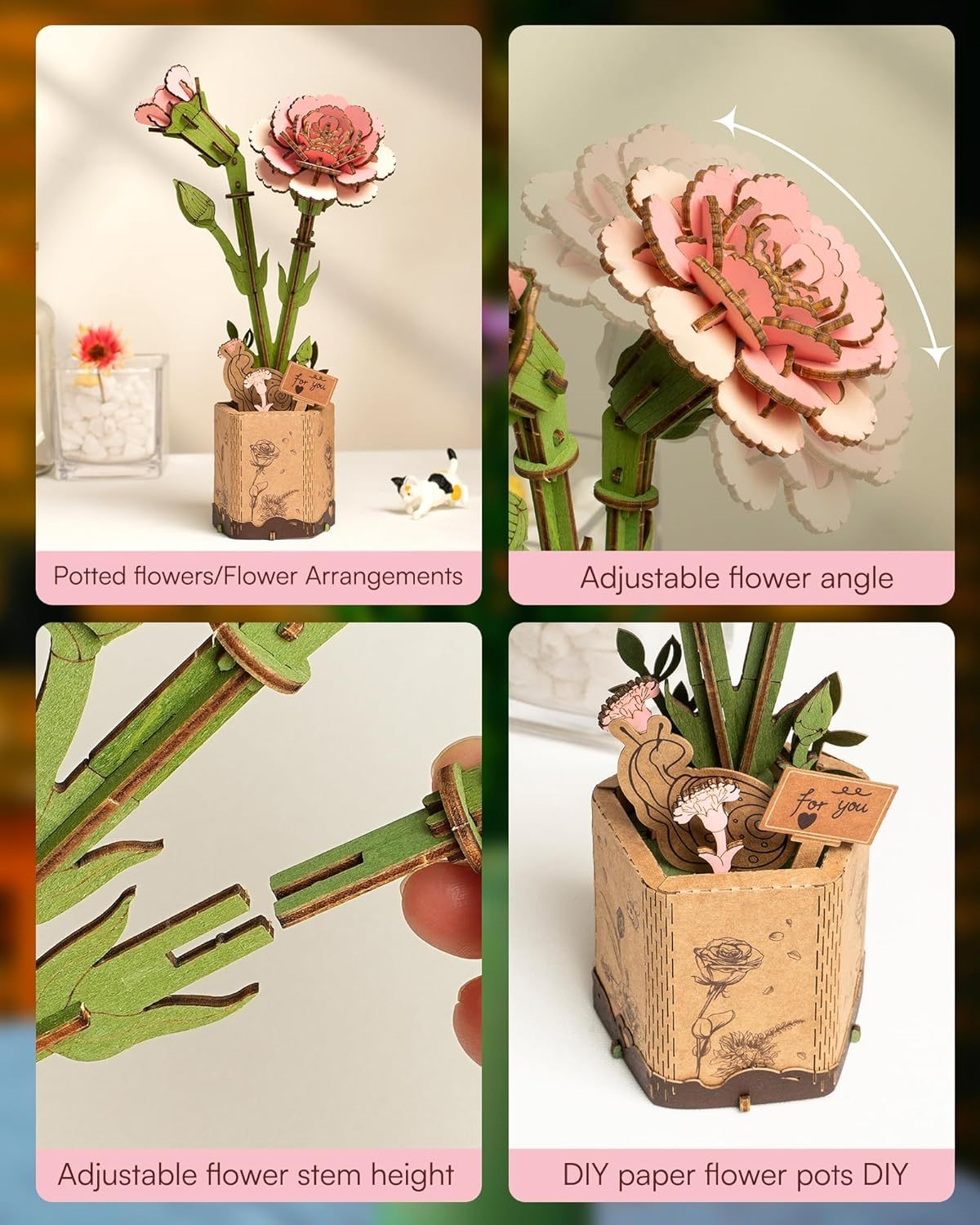 Artificial Flower Puzzle