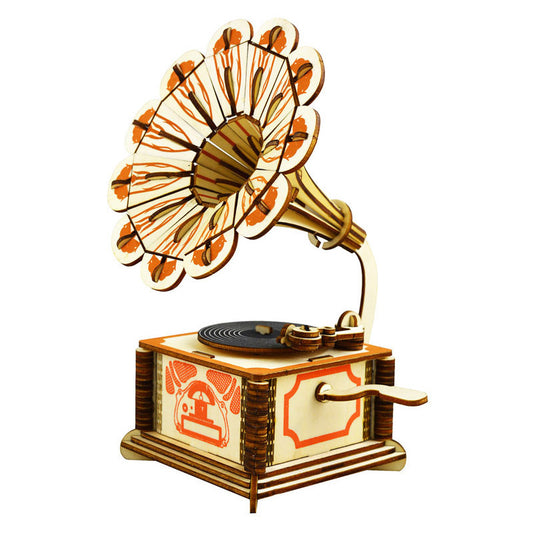 Gramophone Wooden puzzle