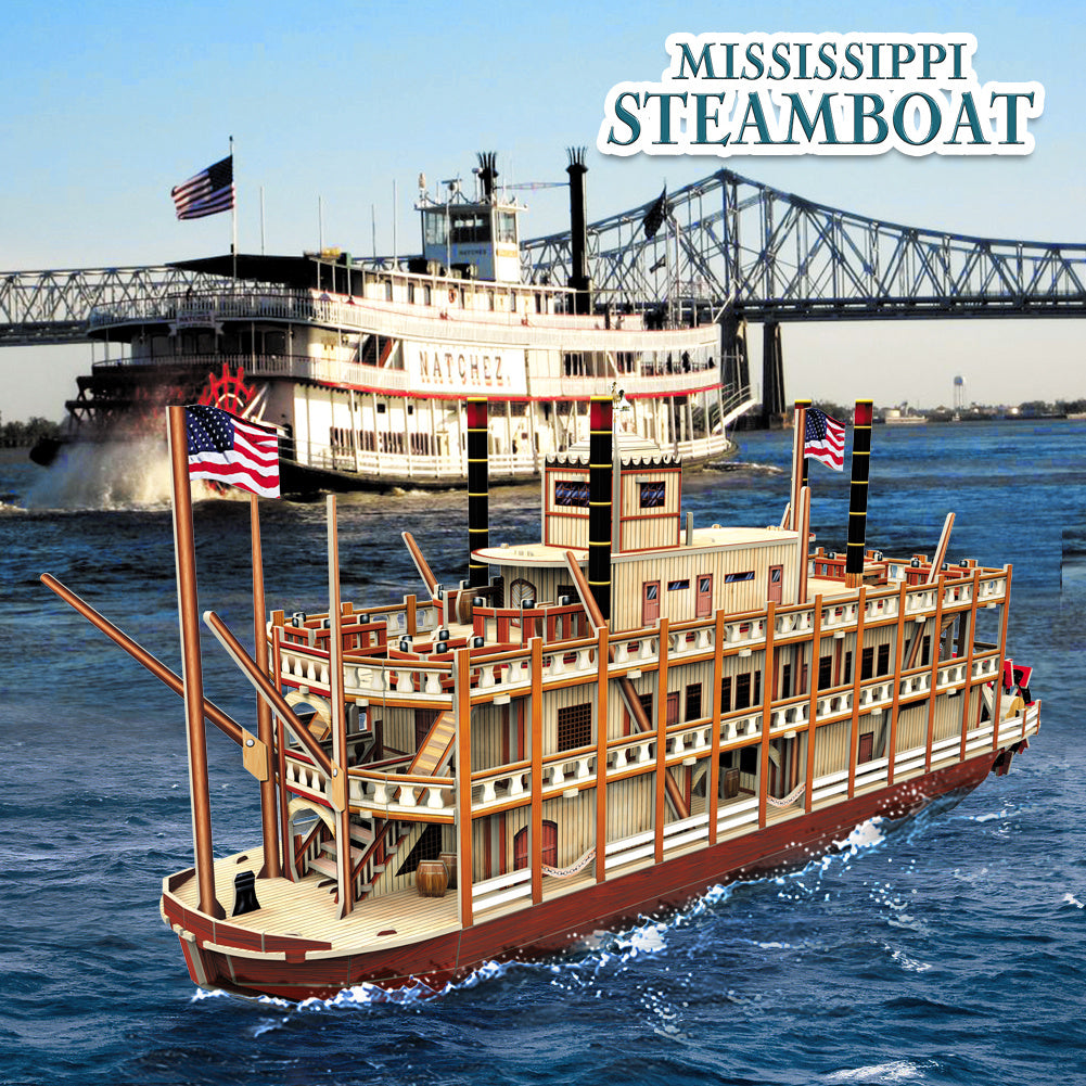 Steamboat Mississippi River Puzzle